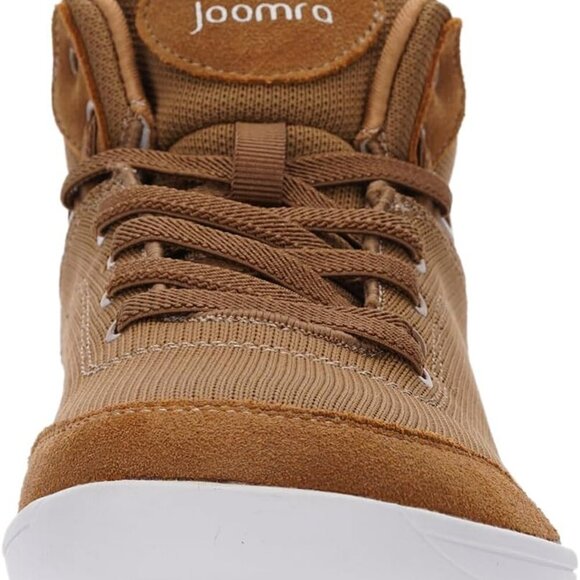 Women's Knit Wide High Top Shoes Rubber Outsole Ankle Support Comfort - Picture 2 of 6